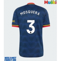 Arsenal Cristhian Mosquera #3 Gostujuci Dres 2026-27 Kratak Rukav